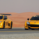 Illustration for article titled Renault R28 Formula One Cars Do Battle On Dubai Highway